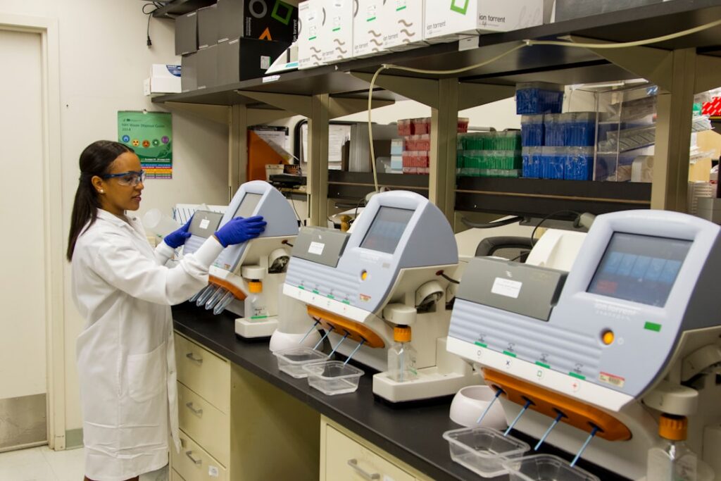 ICP MS elemental analysis laboratory with modern instrumentation