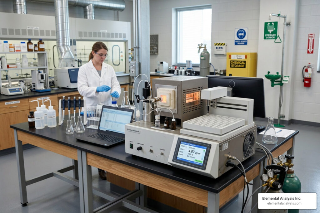 total sulfur analyzer